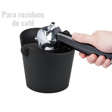 KNOCK BOX BLACK PARA RESIDUOS CAFÉ