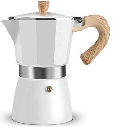 CAFETERA MOKA VINTAGE MOKA ITALIANA VINTAGE BLANCO 12 TZ