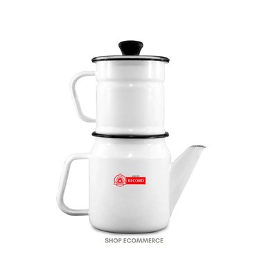 CAFETERA RECORD GOTA A GOTA EN ACERO ENLOSADO