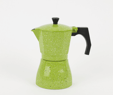 CAFETERA MOKA ITALIANA VERDE MOKA GRANITO VERDE 6TZ
