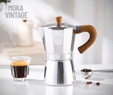 CAFETERA MOKA VINTAGE PLATEADO 6TZ