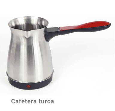 CAFETERA FRANCESA JARRA TURCA ACERO INOXIDABLE - 3
