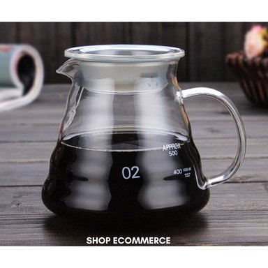 JARRA DE CAFÉ DE VIDRIO  600 ML