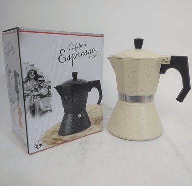 CAFETERA MOKA NEGRA MOKA ITALIANA + COCINA ELÉCTRICA