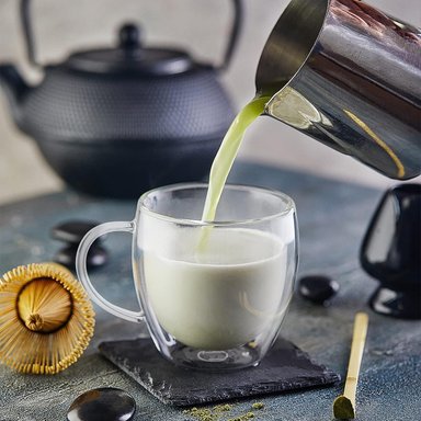 TAZA ESPRESSO 100ML DOBLE PARED VIDRIO BOROSILICATO