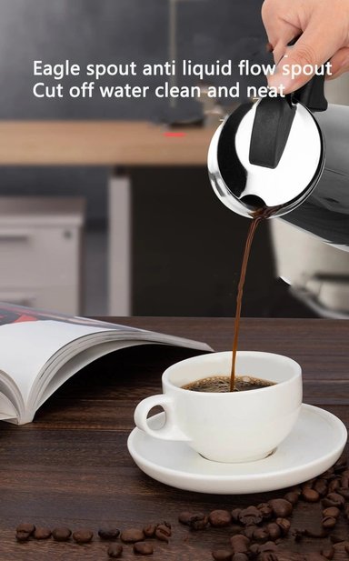 CAFETERA GRECA ITALIANA DE ACERO 300 ML - 3