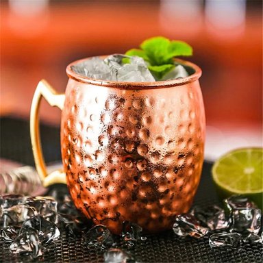 TAZA DE COBRE MOSCOW MULE DORADO