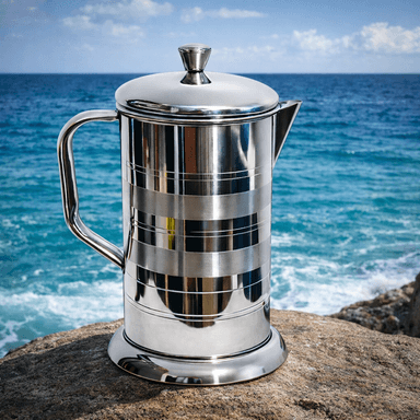 JARRA DE ACERO INOXIDABLE EN ACERO DE LA INDIA 1.5 L