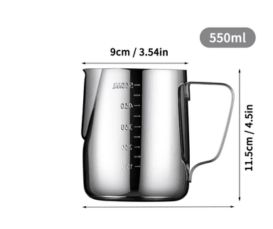 JARRA BARISTA DE ACERO 550 ML