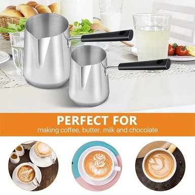 CAFETERA TURCA DE ACERO INOXIDABLE 250 ML - 4
