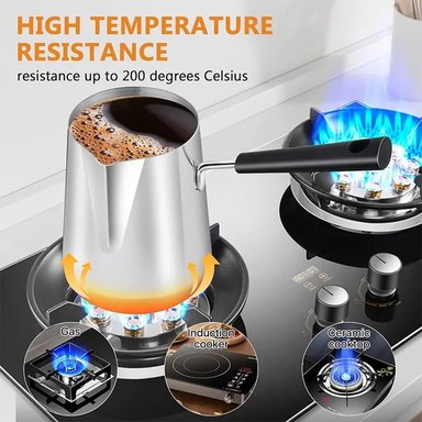 CAFETERA TURCA DE ACERO INOXIDABLE 250 ML - 5