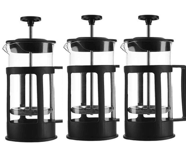 SET DE 3 CAFETERAS PRENSAS DE 350 ML