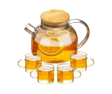 JUEGO DE TE CON 4 TAZAS  1000 ML