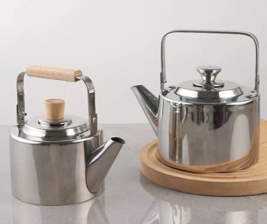 TETERA INFUSORA DE ACERO INOXIDABLE  1 LITRO