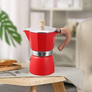 CAFETERA MOKA ROJA 3TZ