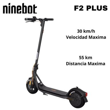 SCOOTER ELECTRICO NINEBOT F2 PLUS NEGRO - 1