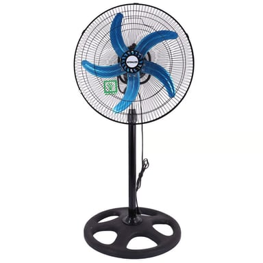 VENTILADOR DE PIE NATIONALIZER NN-45-360 60 WATTS 3 EN 1 ORBITAL 18" NEGRO - 2