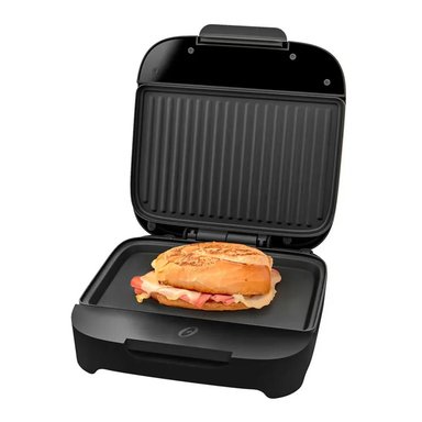 SANDWICHERA OSTER CKSTSM400 COMPACTA CON PLATOS HONDOS NEGRO - 2