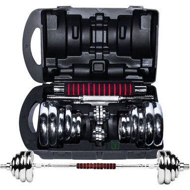 SET DE PESAS YORK 20KG MANCUERNAS ADAPTADOR