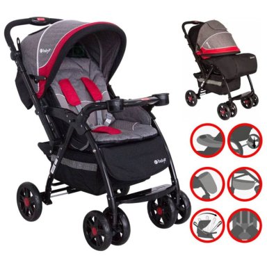 COCHE CUNA YODIE 1142-1 RED