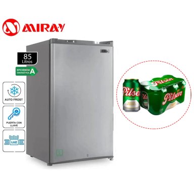 PACK MIRAY RM-92S FRIGOBAR-REFRIGERADORA + SIX PILSEN 355ML