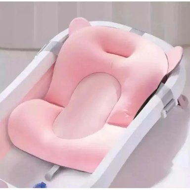 BAÑERA PARA BEBÉ PORTÁTIL IDEAL SPA ROSADO - 2