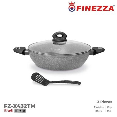 OLLA ANTIADHERENTE DE GRANITO FINEZZA 32 CM