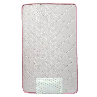COLCHÓN DE BEBE PARA CUNAS PACK AND PLAY DE 4' ROSADO - 2