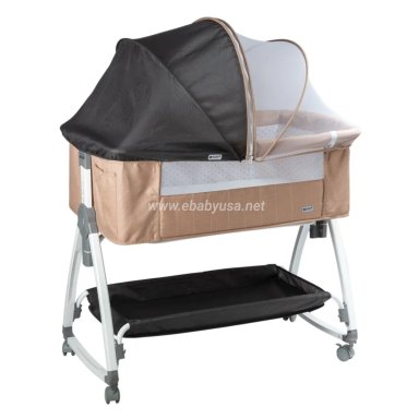 CUNA COLECHO CON MECEDORA Y MOSQUITERO DIMI BEIGE - 4