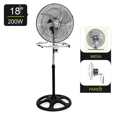 VENTILADOR PEDESTAL 3 EN 1 DE 18 ' 200W BK-8219VING