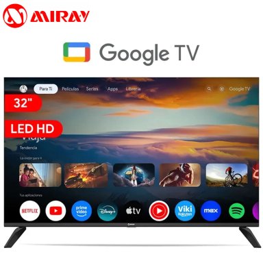 TELEVISOR MIRAY GOOGLE TV LED HD 32 MS32-E2000GBT