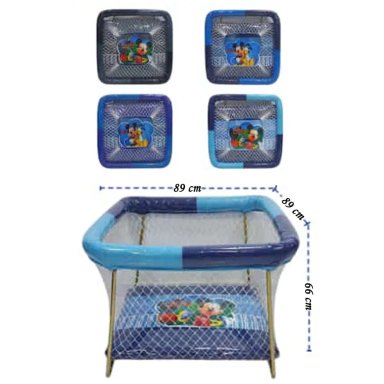 CORRAL CON RUEDAS PARA BEBES ACOLCHADO MIKA NIÑO - 2