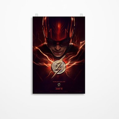 CUADRO DE PARED THE FLASH 60 X 40