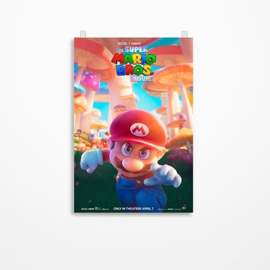 CUADRO PARED MARIO BROS 60 X 40