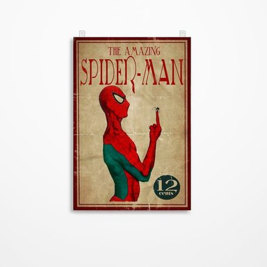 CUADRO PARED SPIDERMAN 60 X 40