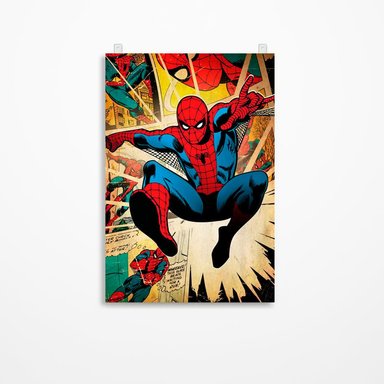CUADRO PARED SPIDERMAN 60 X 40.