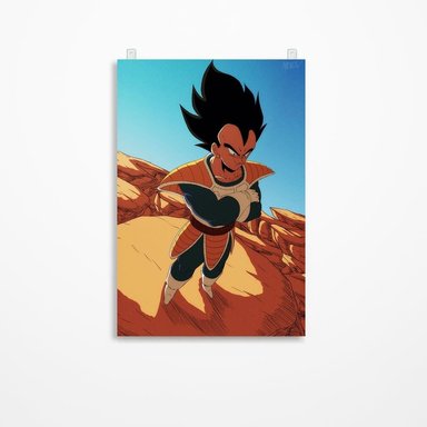 CUADRO PARED DRAGON BALL 60 X 40