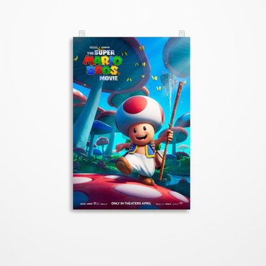 CUADRO PARED MARIO BROS 60 X 40.