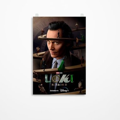 CUADRO PARED LOKI 60 X 40.