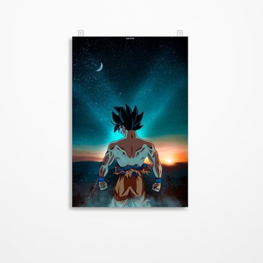 CUADRO PARED DRAGON BALL 60 X 40