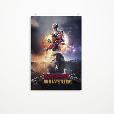 CUADRO PARED DEADPOOL 3 60 X 40