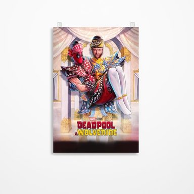 CUADRO DE PARED DEADPOOL 3 60 X 40