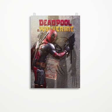 CUADRO PARED DEADPOOL 3 60 X 40