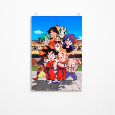 CUADRO PARED DRAGON BALL 60 X 40