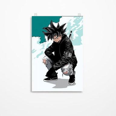 CUADRO PARED DRAGON BALL 60 X 40