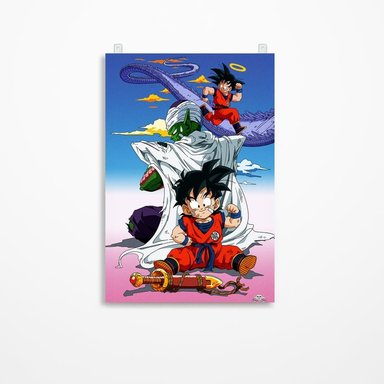 CUADRO PARED DRAGON BALL 60 X 40