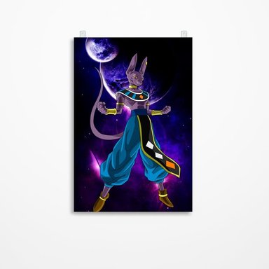CUADRO PARED DRAGON BALL 60 X 40.