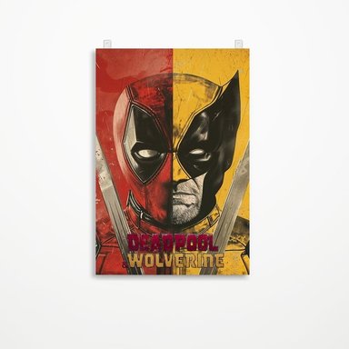 CUADRO PARED DEADPOOL 3 60 X 40