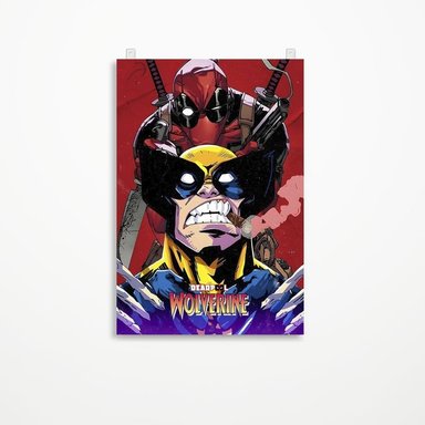 CUADRO PARED DEADPOOL 3 60 X 40