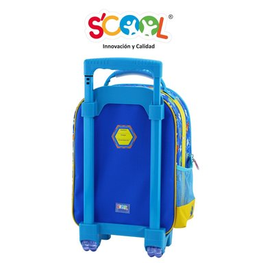 SET MOCHILA SCOOL MAGIC MED 3D PAW PATROL - 3